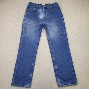 Red Head Brand Co. Jeans Men's Size 30x30 Blue Dark Wash Fleece Lined Heavy Duty
